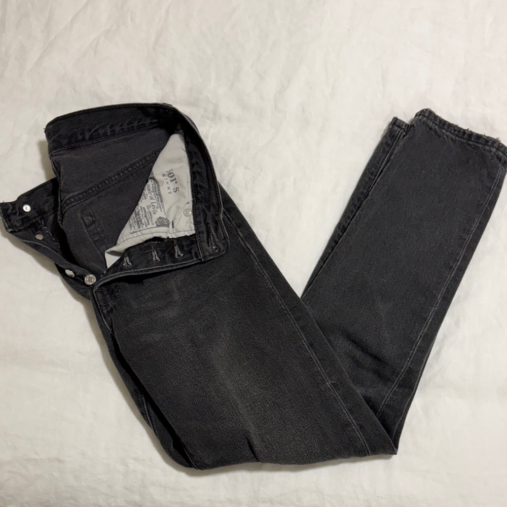 Levi's Black Straight Leg Jeans